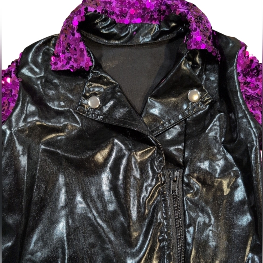 Weissman Black & Purple Costume Set - Picture 5 of 6